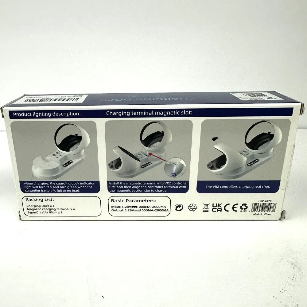 Iplay Charging Dock For P-S VR2, White and Black New